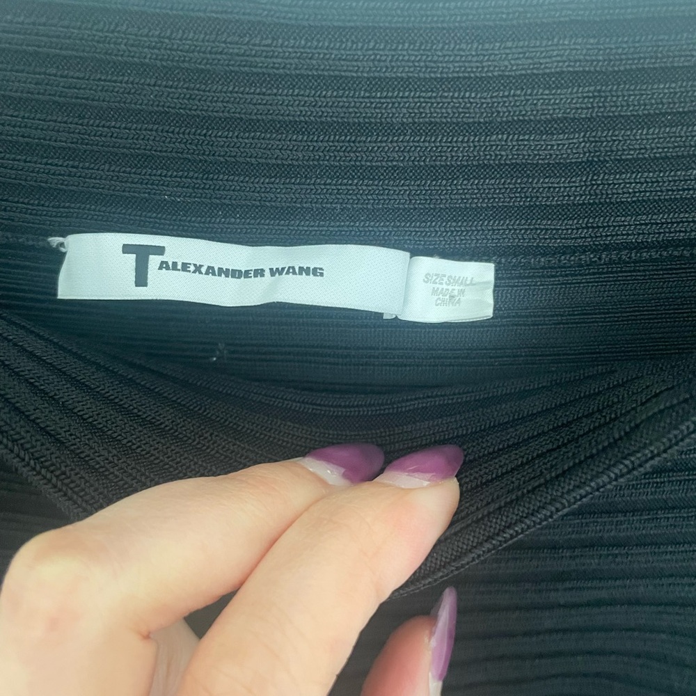 Alexander Wang Black A-Line Skirt vintage